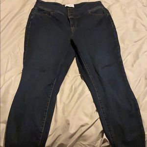 Lame Bryant high waisted skinny jeans worn once